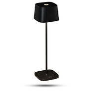 Bordlampe <b>sort</b>. Konstsmide™H:36cm.Trådløs.