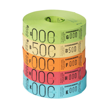 Garderobelapper 500 stk 1 / 1